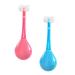 Beavorty 2 pieces Tumbler toothbrush charming children's toothbrush tooth cleaning brush tumbler children's toothbrush manual toothbrush cartoon toothbrush children's tooth cleaning tools