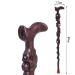 Cane Elderly Crutches Solid Wood Walking Stick Black and Ebony Fine Carving 89cm Long Available as Needed Truncated by Yourself beautiful scenery - Buy Online on GoSupps.com