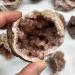 Natural Crystal Rough Natural Crystal Rough Crystal Natural Crystal Argentine Crystal Geode Cut Crystal Cluster Stone Reiki Specimen Quartz Home Decor Suitable for Home Office Decoration (Size : 2pcs