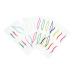 Didiseaon Didiseaon Set of 4 Colorful Eyeliner Stickers Waterproof Eyeliner Stickers Eye Makeup