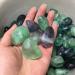 Natural Crystal Rough Natural Crystal Natural Fluorite Rock Quartz Tumbled Stones Crystals and Minerals Aquarium Flowerpot Decoration (Size : 100g)