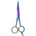 Premium Hairdressing Scissors - Multicolor Stainless Steel Barber Scissors with Razor Blade - Hairdressers Scissors for Salons Barbers Women