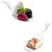 100PCS Plastic Spoons 4.7Inch Disposable Appetizer Spoons Heavy Duty Plastic Cutlery Transparent and Robust Tasting Spoons for Desserts Soups Sushi Dipping Sauces - Buy Online on GoSupps.com