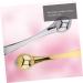 Double-End Facial Mask Spoon Set - Portable Beauty Scoop & Eye Cream Applicator | 9.6x3.5cm Silver - Buy Online on GoSupps.com