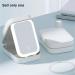 Qwertfeet LED Three-Color Adjustable Makeup Mirror Three Colors Brightness Adjustable Makeup Mirror with Lights White - Buy Online on GoSupps.com