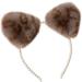 amangul Womens Animal for Ears Hair Hoop Pearl Headband Kitten Ears Hairband Halloween Party Hair Hoops Anime Cosplay Fancy(1) - Buy Online on GoSupps.com