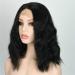 Short Curly Black Brown Wig 14/16 inch | Heat-Resistant Synthetic Hair | Perfect for Cosplay & Parties | Stylish Women's Wig Cap - Buy Online on GoSupps.com