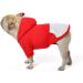 Meioro Dog Hoodies - Warm Zipper Dog Clothes for Pets | Cute Red Hoodie for Medium Dogs - Buy Online on GoSupps.com