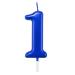 NEWCANDLE Blue Birthday Candles 1 Candle 1st One Year Cake Bady Roman Numberal Cool Number Candle No 10 11 12 13 14 15 16 17 18 19 Number 1