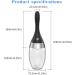 Adorime Automatic Enema Bulb - Rechargeable Douche Kit with 3 Intensity Modes, Anti Back-Flow Design - Private Hygiene Silicone Cleaner - 12oz - Buy Online on GoSupps.com