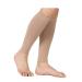 Calf Slimming 3D Compression Leg Shaping Massaging Effect Workout Circulation Toning Sleeve (Beige)