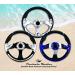 Pactrade Marine Boat Pontoon Non-Magnetic Steering Wheel - 12.5 Diameter, Aluminum Frame, Polyurethane Sleeves, Black - Buy Online on GoSupps.com