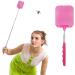Fly Swatters Telescopic Extendable Fly Swatter Prevent Pest Mosquito Tool Trap Flies Retractable Supplies Garden Swatter Pink - Buy Online on GoSupps.com