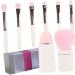 POPETPOP Eyeshadow Makeup Brush 2 Sets Makeup Brush Set Makeup Sponge Makeup Powder Brush Professional Makeup Brush Mini Makeup Brush s Bronzing Powder Travel Retractable White Plastic - Buy Online on GoSupps.com