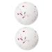 Angoily Angoily 2 Pieces Foaming Bath Ball Shine Bath Ball Round Bath Milk Sparkling Bath Organic Milk For Kids Moisturize White Sea Salt