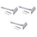 Healifty 3pcs Razor Double Razor With Manual Blade As Pictured X 3pcs mediumx3pcs