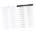 SOESFOUFU 2 Pairs Hair- Eyebrows Eyebrow Stickers Eyebrowsb Simulation Eyebrow Makeup Tools Water Proof 3d