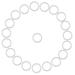 20 Pack O-Rings Baby Pacifier Clips - Safe & Durable Silicone Pacifier Chain Holders (2.5 cm Transparent) - International Shipping - Buy Online on GoSupps.com