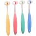 3D Three-Sided Toothbrush for Children - Soft Hair Tongue Scraper Perfect for School & Outdoor Activities - Buy Online on GoSupps.com