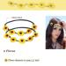 Joyci Sunflower Hair Accessories Set - 8 Pieces Boho Headbands, Hairpins & Wreath for Wedding & Hippie Party (Headband Set B) - Buy Online on GoSupps.com