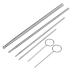 Snake Probes 6 Piece Professional Probe Set Stainless Steel Round Head Anti Allergy Reptiles Snake Sexing Probe Snake Probe Kit for Veterinary