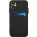 Tivenfezk Nadoli Silicone Case for iPhone 15 Plus - Ultra Thin Shockproof Scratch-Resistant Wallet TPU Cover with Credit Card Holder - Black - Buy Online on GoSupps.com