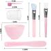 Face Mask Mixing Bowl Set - Silicone Bowls Brush Applicator Spatula & Measuring Tools for Perfect Skincare - Buy Online on GoSupps.com
