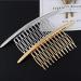 Vasana 2-Piece Gold & Silver Elegant Alloy Hair Combs for Women & Girls - French Twist Kamm Grips & Styling Tools - Buy Online on GoSupps.com