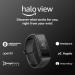 Amazon Halo View fitness tracker, with color display for at-a-glance access to heart rate, activity, and sleep tracking – Active Black – Small/Medium Active Black Small/Medium Sport Band