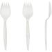 AmerCare Medium Weight White Polypropylene Sporks - Case of 1000 - Buy Online on GoSupps.com