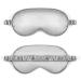 Silk Sleep Eye Mask for Men Women & Children - Adjustable Grey Eye Mask for a Good Night's Sleep - 1 Count - Buy Online on GoSupps.com
