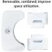 Folding Toilet Stool with Aromatherapy Box - Convenient Portable Step for Home Bathroom (White 7inches) - Buy Online on GoSupps.com