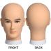 NEWSHAIR Male Bald Mannequin Head for Wig Making and Display - Professional Cosmetology Model for Hats, Helmets, Glasses, and Masks - Beige with Free Clamp Stand - Buy Online on GoSupps.com