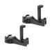 Enlace rear hooks for car seats with cell phone holder car seat hooked car headrest cell phone holder hidden hook car headrest hooks for bag wallet handbags silver 2 pieces