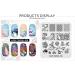 KADS Nail Stamping Plate TR006 - DIY Manicure Stencil Tools - Buy Online on GoSupps.com