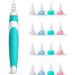 Earwax Remover, Soft Silicone Ear Cleaning Tool, Earwax Removal Tool with 16 Replacement Heads,Safe and Easy to Remove Ear Wax + US adds 4 PCS Metal Ear Picker Set
