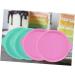 MAGICLULU 12 Pcs Round Griddle Non Stick Cake Mold Layer Cake Pan Silicone Bakeware Rainbow Cake Pans Rainbow Cake Baking Pan Silicone Cake Mold Round Baking Pan Baking Supplies Heart-Shaped 17 17 2.5cmx3pcs - Buy Online on GoSupps.com