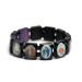 Oralgo's rosary bracelet made of wood elastic colored pearls Catholic bangle religious sacred gods there