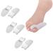 MICPANG Bunion Corrector for Women and Men Bunion Pads Splint for Bunion Relief Gel Silicone Bunion Correctors for Women Big Toe Separator Cushion - White  3 Pairs