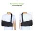HKJD Arm Sling Shoulder with Back Belt - Lightweight Shoulder Immobilizer for Men & Women - Arm Support Brace Strap for Broken/fractured Elbow (Black, Large) - Buy Online on GoSupps.com