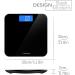 Innotech Digital Bathroom Scale - Easy-to-Read Backlit LCD - Black - Buy Online on GoSupps.com