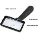 Portable Handheld Reading Magnifier with LED Lights 10X Optical High-Definition Glass Lenses Study and Appreciation of Office Learning Good Times - Buy Online on GoSupps.com