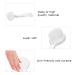 5pcs White Dust Brush Set for Nails - Nail Art & Manicure Brushes for Beauty & UV Gel Application - Buy Online on GoSupps.com