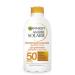 GARNIER Ambre Solaire Hydra 24H - Lait Solaire FPS 50+ - Prot ge des UVA & UVB - Hydratation 24h - Sans Parfum - Absorption Rapide - Au Beurre De Karit - Tous Types de Peaux - 200 ml