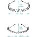 4 Pcs Headbands for Women Metal Hair Bands for Men Headbands for Men Hair Bands for Women Mens Headband Black Headband Hair Band Men Hair Accessories for Women - Buy Online on GoSupps.com