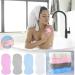 Super Soft Exfoliating Bath Sponge for Adults, Children, and Pregnant Women - Reusable Ultra Soft Shower Sponge (Blue) - Buy Online on GoSupps.com