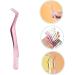 FRCOLOR 2pcs Eyelash Tweezers Set - Professional Stainless Steel Lash Applicators for Eyelash Extensions & Makeup - Ideal Beauty Tool for Women - Buy Online on GoSupps.com
