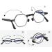 YFZHF Foldable Reading Glasses - Portable Eyeglasses for Men & Women | Adjustable Strengths 1.0 to 4.0 - Perfect for Travel - Buy Online on GoSupps.com