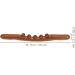 Lurrose 36cm Wood Massage Stick | Trigger Point Massage Roller for Muscle Release | Manual Back Massager & Hand Roller - Buy Online on GoSupps.com