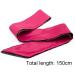2Pcs Satin Eye Mask Set - Adjustable 62inch Blindfold for Travel, Nap, Meditation - Black and Red - Buy Online on GoSupps.com